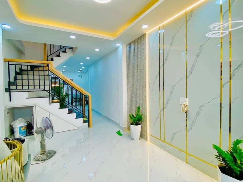 NHÀ MỚI CỰC ĐẸP, 4 TẦNG, 5PN, 46M2 HẺM D2 THÔNG, PHƯỜNG VIP 25 BÌNH THẠNH. CHỈ 6.4 TỶ TL 991